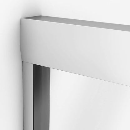 Kameleon SC 43-47 x 71 in. 8 mm Bypass Shower Door for Alcove Installation with Clear glass in Chrome