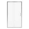 Connect Pro 43 ½-45 x 76 in. 6mm Sliding Shower Door for Alcove Installation with Clear glass in Chrome