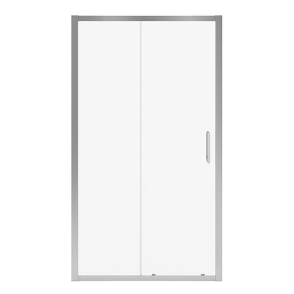 Connect Pro 43 ½-45 x 76 in. 6mm Sliding Shower Door for Alcove Installation with Clear glass in Chrome