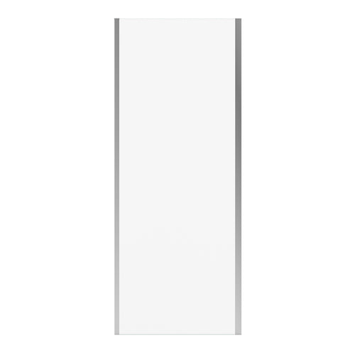 Connect Pro Return Panel for 32 in. Base with Clear glass in Chrome