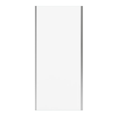 Connect Pro Return Panel for 36 in. Base with Clear glass in Chrome