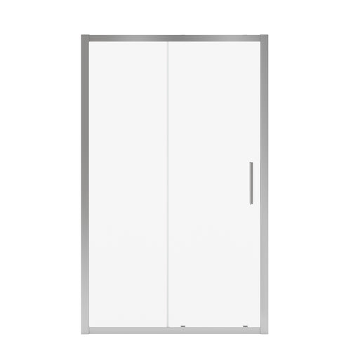 Connect 43 ½-45 x 72 in. 6mm Sliding Shower Door for Alcove Installation with Clear glass in Chrome