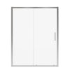 Connect 57-58 ½ x 72 in. 6mm Sliding Shower Door for Alcove Installation with Clear glass in Chrome