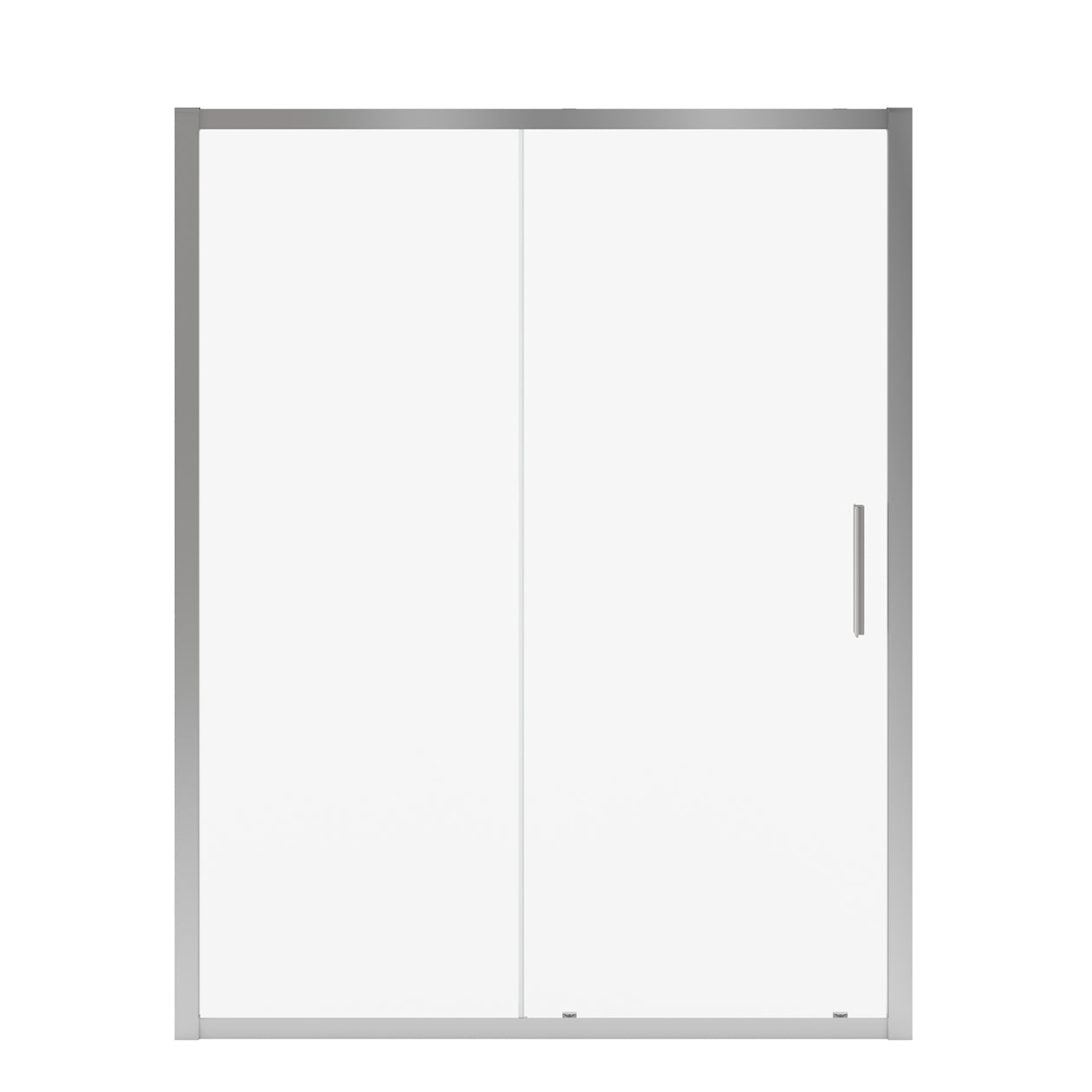 Connect 57-58 ½ x 72 in. 6mm Sliding Shower Door for Alcove Installation with Clear glass in Chrome