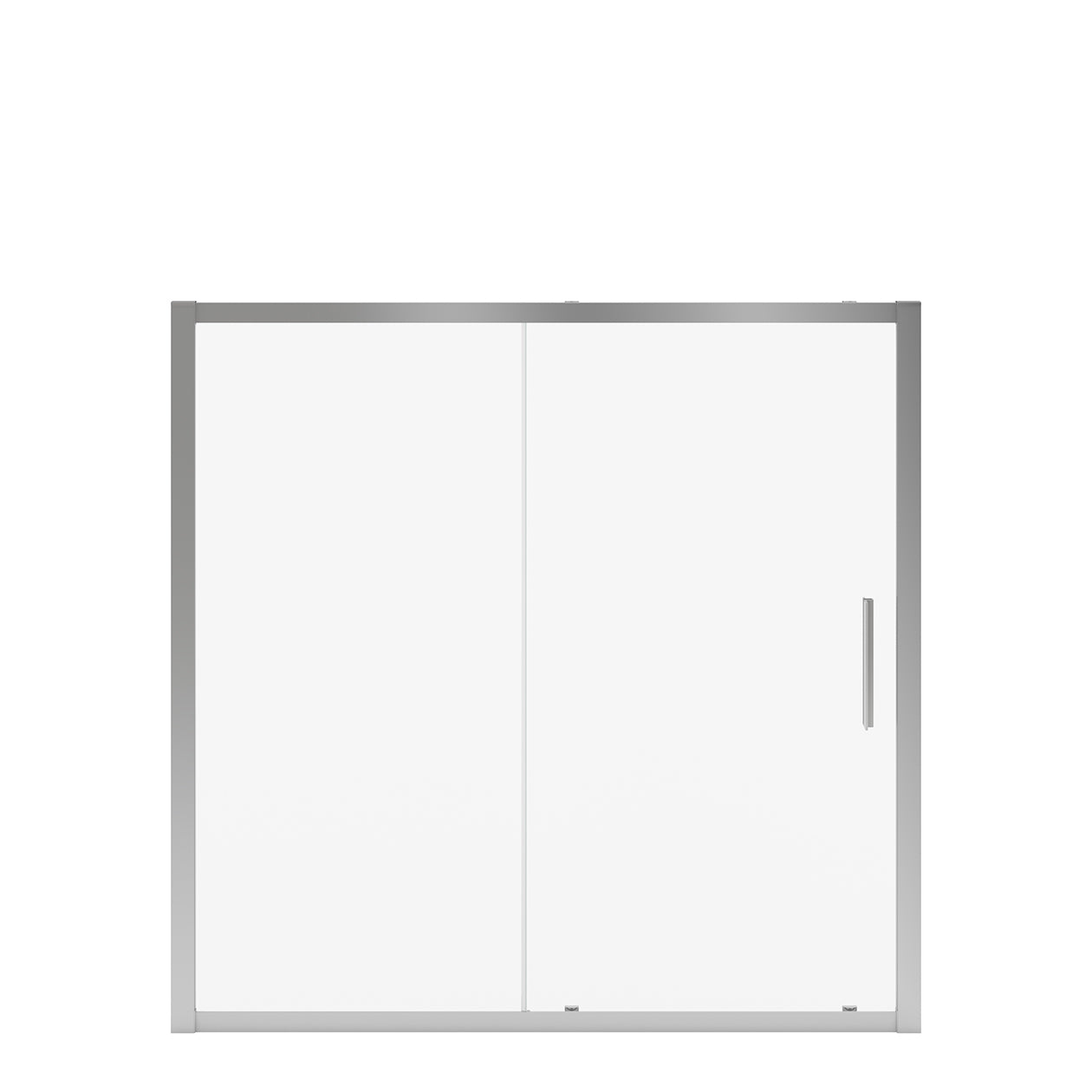 Connect 55 ½-57 x 57 in. 6mm Sliding Tub Door for Alcove Installation with Clear glass in Chrome