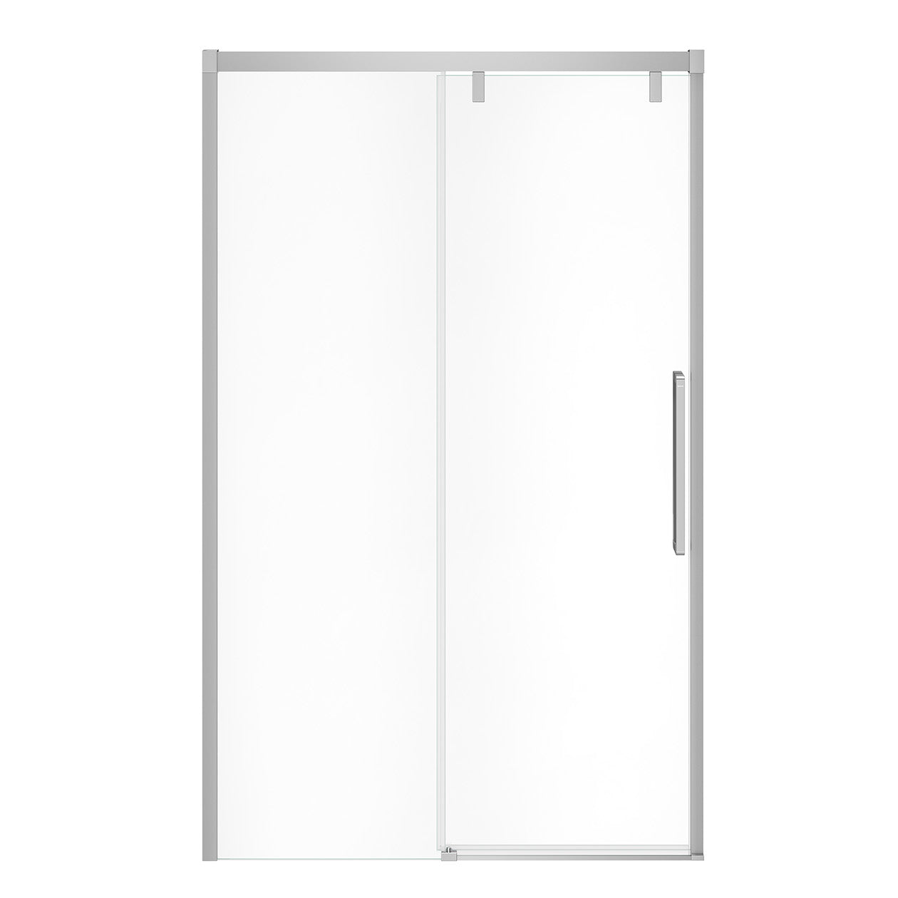 Uptown 44-47 x 76 in. 8 mm Sliding Shower Door for Alcove Installation with Clear glass in Chrome