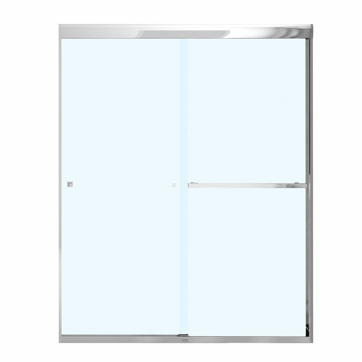 Aura SC 55-59 in. x 71 in. 8 mm Bypass Shower Door for Alcove Installation with Clear glass in Chrome