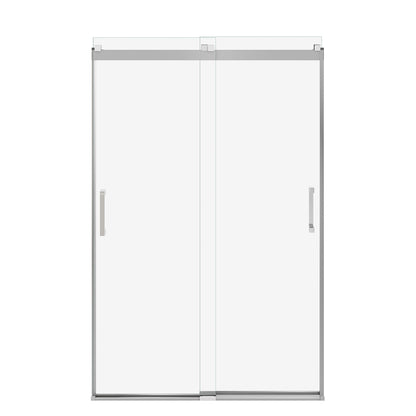 Revelation Square 44-47 x 70 ½-73 in. 6 mm Bypass Shower Door for Alcove Installation with Clear glass in Chrome