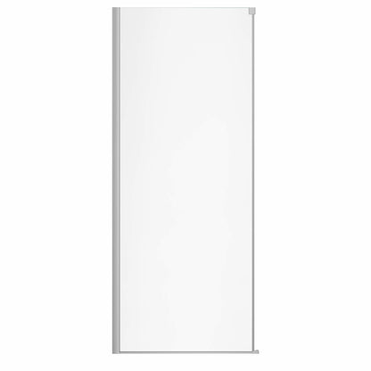 Nebula Return Panel for 36 in. Base with Clear glass in Chrome