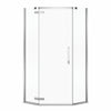 Maax Link Neo-angle In 8 mm For Corner Installation With Clear Glass In 38 x 38 x 75-Inch Pivot Shower Door