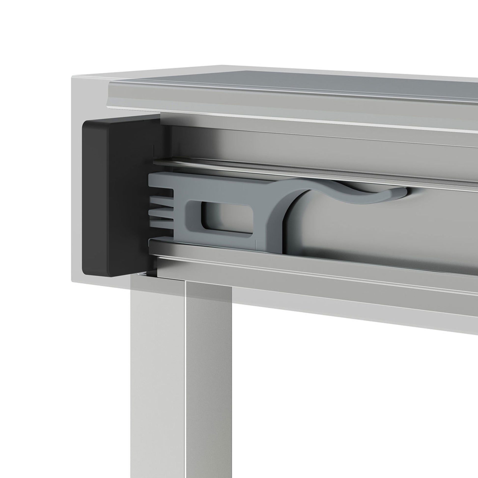Incognito 76 Smoke 56-59 x 76 in. 8mm Bypass Shower Door for Alcove Installation with Dark Smoke glass in Matte Black