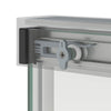 Incognito 76 Smoke 56-59 x 76 in. 8mm Bypass Shower Door for Alcove Installation with Dark Smoke glass in Matte Black