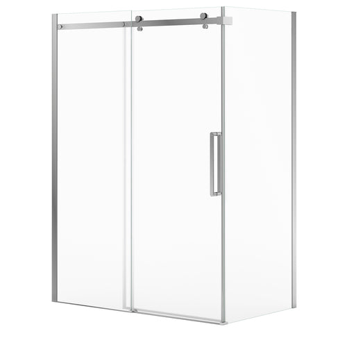 Halo Pro GS Return Panel for 36 in. Base with GlassShieldÂ® glass in Chrome