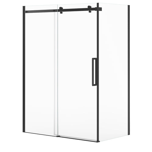 Halo Pro GS Return Panel for 36 in. Base with GlassShieldÂ® glass in Chrome