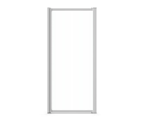 Pivolok 29-30 Â¾ x 64 Â½ in. Pivot Shower Door for Alcove Installation with Clear glass in Chrome