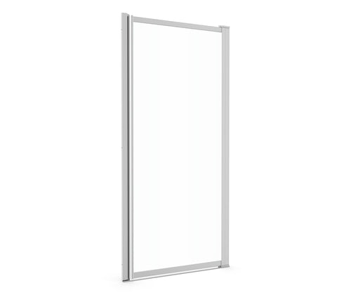 Pivolok 29-30 Â¾ x 64 Â½ in. Pivot Shower Door for Alcove Installation with Clear glass in Chrome