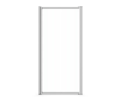 Pivolok 31-32 ¾ x 64 ½ in. Pivot Shower Door for Alcove Installation with Clear glass in Chrome
