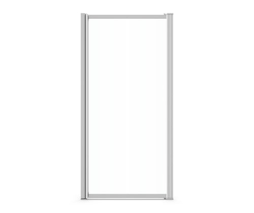 Pivolok 31-32 ¾ x 64 ½ in. Pivot Shower Door for Alcove Installation with Clear glass in Chrome