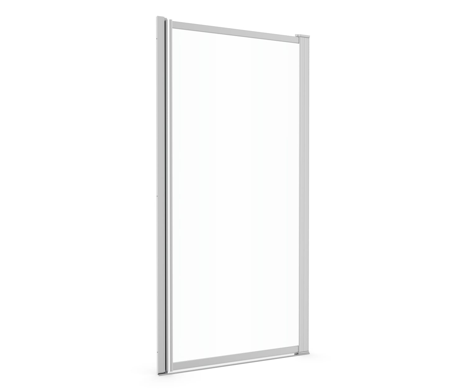 Pivolok 31-32 ¾ x 64 ½ in. Pivot Shower Door for Alcove Installation with Clear glass in Chrome