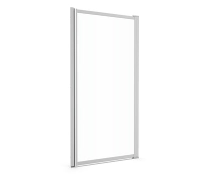 Pivolok 31-32 ¾ x 64 ½ in. Pivot Shower Door for Alcove Installation with Clear glass in Chrome