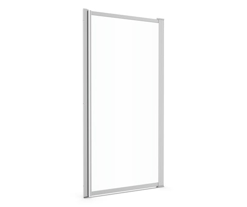 Pivolok 31-32 ¾ x 64 ½ in. Pivot Shower Door for Alcove Installation with Clear glass in Chrome