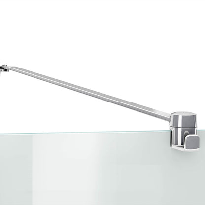 Reveal 71 44-47 x 71 ½ in. 8mm Pivot Shower Door for Alcove Installation with Clear glass in Chrome