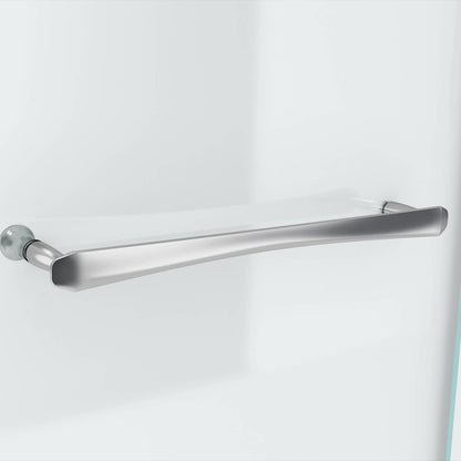 Reveal 71 44-47 x 71 ½ in. 8mm Pivot Shower Door for Alcove Installation with Clear glass in Chrome
