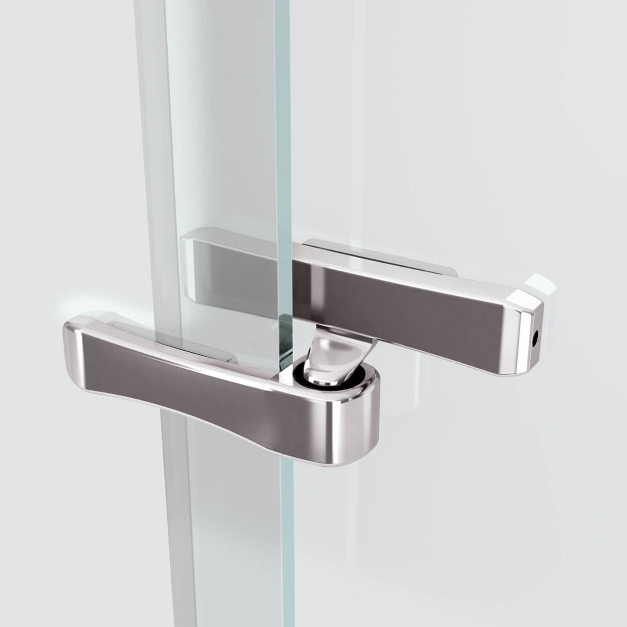 Reveal 71 38-41 x 71 ½ in. 8mm Pivot Shower Door for Alcove Installation with Clear glass in Chrome