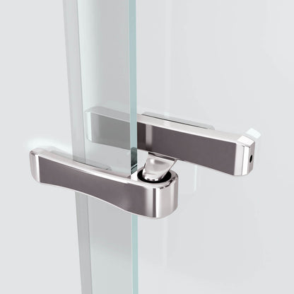 Reveal 71 38-41 x 71 ½ in. 8mm Pivot Shower Door for Alcove Installation with Clear glass in Chrome