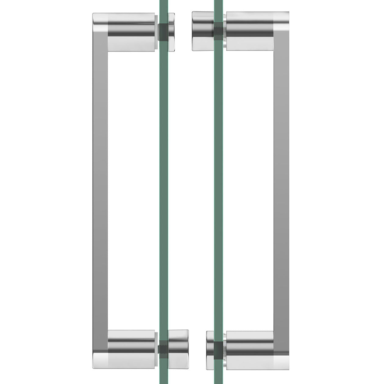 Revelation Round 56-59 x 56 ¾-59 ¼ in. 8mm Bypass Tub Door for Alcove Installation with Clear glass in Chrome