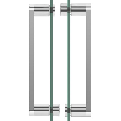 Revelation Round 56-59 x 56 ¾-59 ¼ in. 8mm Bypass Tub Door for Alcove Installation with Clear glass in Chrome