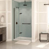 Reveal 71 51 ½-54 ½ x 71 ½ in. 8mm Pivot Shower Door for Alcove Installation with Clear glass in Chrome