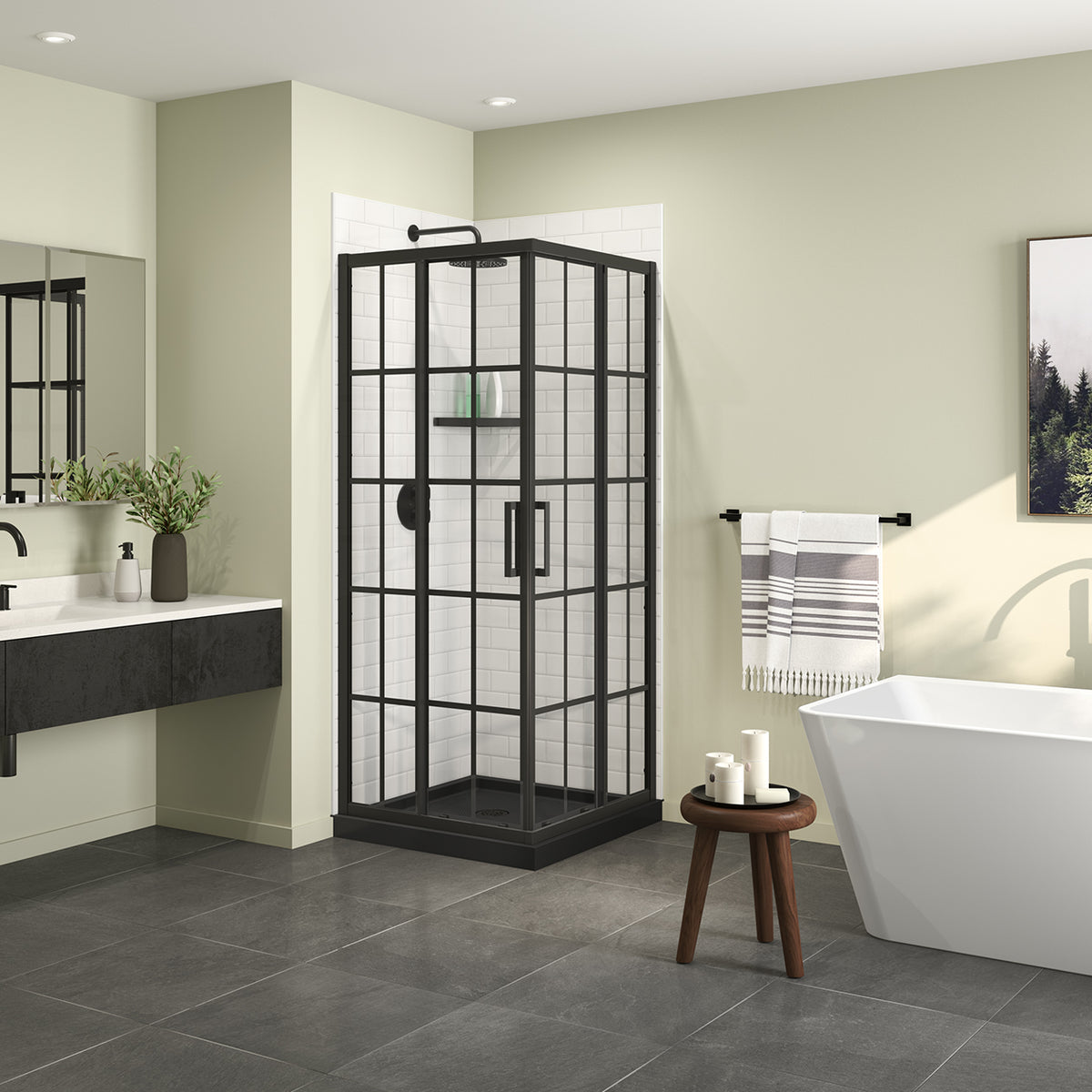Radia Square 32 x 32 x 71 ½ - 6mm