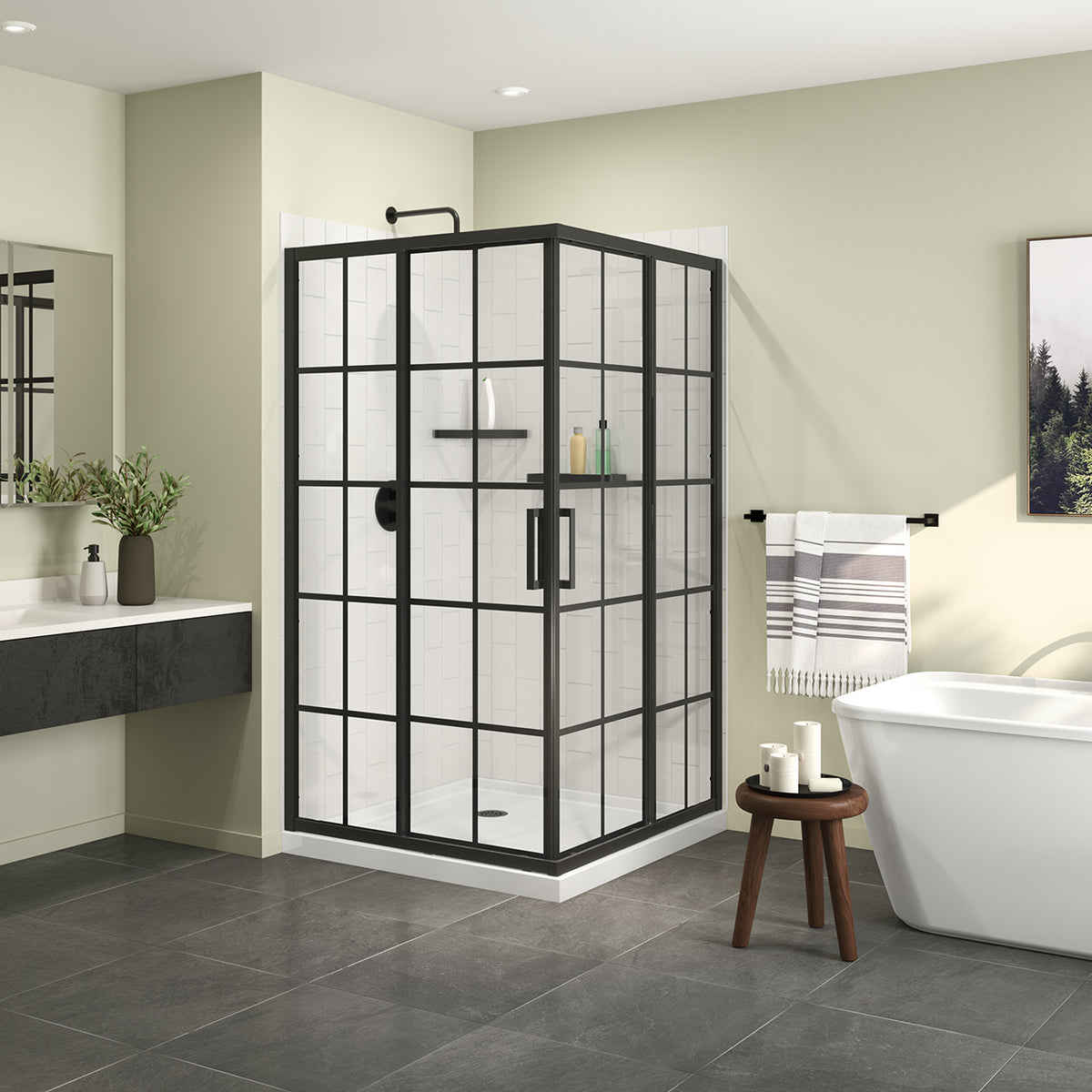 Radia Square 42 x 42 x 71 ½ - 6mm