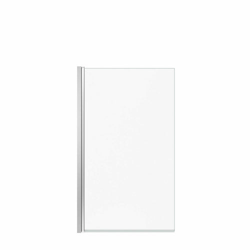 Axial Square 34 x 58 in. 8 mm Tub Screen for Alcove Installation with Clear glass in Chrome