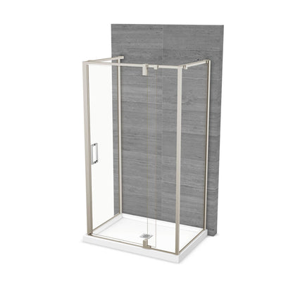ModulR 48 x 34 x 78 in. 8mm Pivot Shower Door for Wall-mount Installation with Clear glass in Chrome