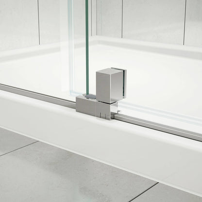 ModulR 60 x 32 x 78 in. 8mm Pivot Shower Door for Corner Installation with Clear glass in Chrome