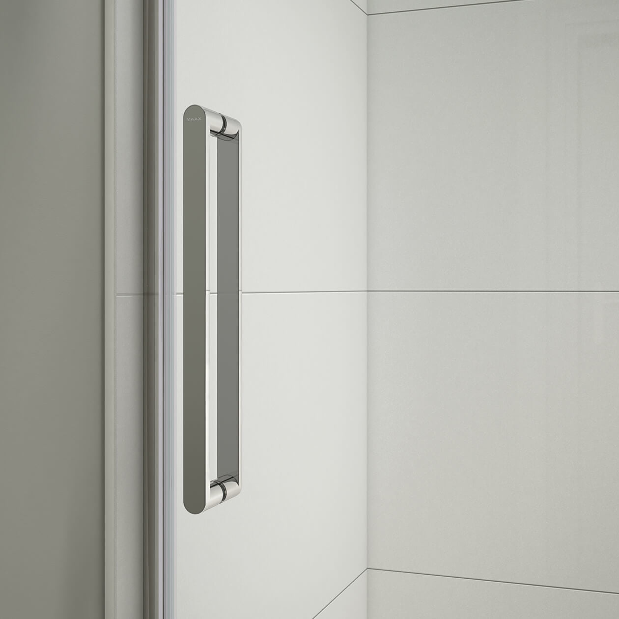Halo Pro GS 56 ½-59 x 78 ¾ in. 8mm Sliding Shower Door for Alcove Installation with GlassShield® glass in Chrome