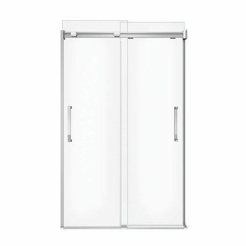 Inverto 43-47 x 70 ½-74 in. 8mm Bypass Shower Door for Alcove Installation with Clear glass in Chrome