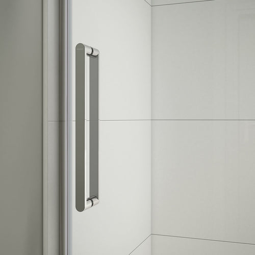 Halo Pro 44 ½-47 x 78 ¾ in. 8mm Sliding Shower Door for Alcove Installation with Clear glass in Chrome