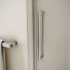 Halo 44 ½-47 x 78 ¾ in. 8mm Sliding Shower Door for Alcove Installation with Clear glass in Chrome