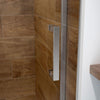 Incognito 70 44-47 x 70 1/2 in. 8mm Bypass Shower Door for Alcove Installation with Clear glass in Chrome
