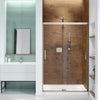 Incognito 70 44-47 x 70 1/2 in. 8mm Bypass Shower Door for Alcove Installation with Clear glass in Chrome