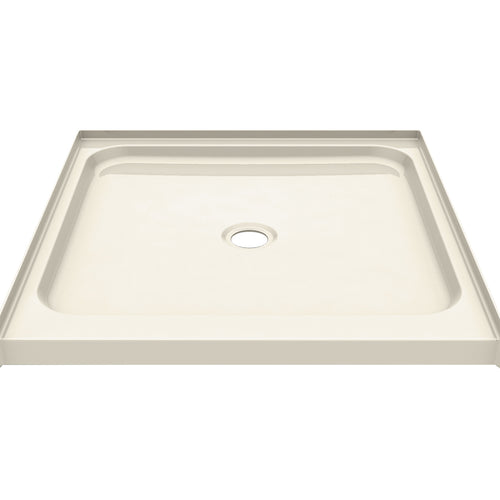 SPL 3232 AFR AcrylX Alcove Shower Base with Center Drain in White