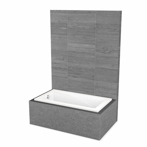 ModulR 6032 (With Armrests) Acrylic Drop-in End Drain Bathtub in White