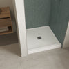 B3X 3636 Acrylic Alcove Shower Base with Center Drain in White