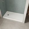 B3X 6032 Acrylic Alcove Shower Base with Left-Hand Drain in White