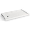 B3X 6032 Acrylic Alcove Shower Base with Left-Hand Drain in White