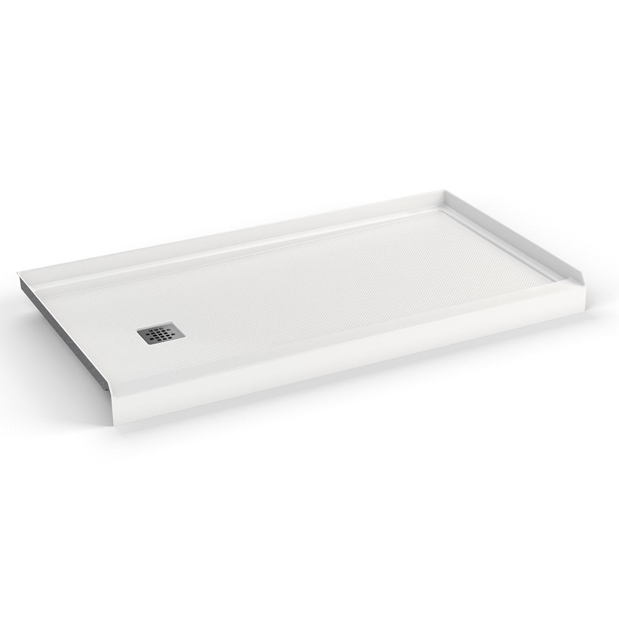 B3X 6032 Acrylic Alcove Shower Base with Left-Hand Drain in White