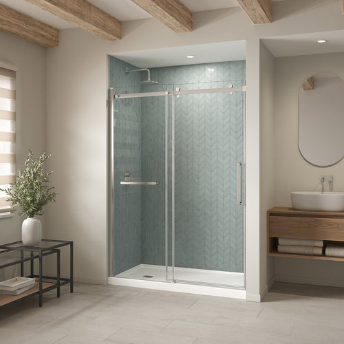 B3X 6032 Acrylic Alcove Shower Base with Left-Hand Drain in White